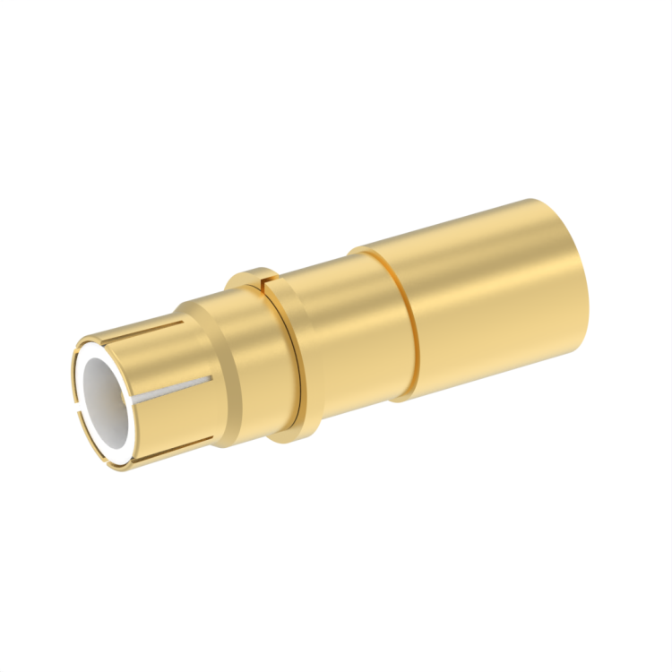 Size 1 Pin Coaxial contact for RG214 RG225 cable - Non environmental - Arinc 404, MIL-C-81659B (DSX SERIES)