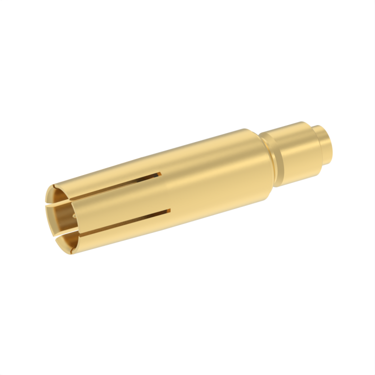 Size 5 Socket Coaxial contact for RG178  RG196 cable - Non environmental - (DSX MIL SERIES)   