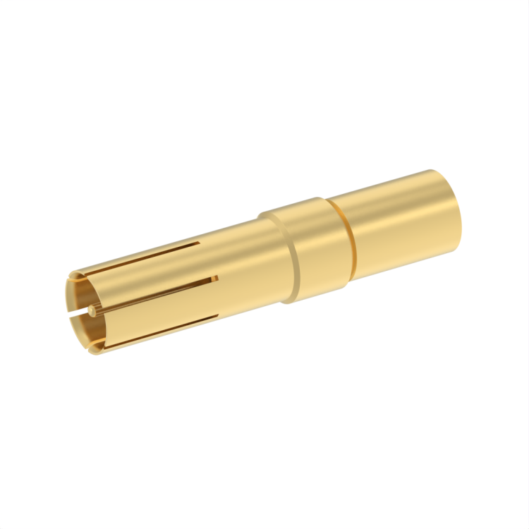Size 9 Socket Coaxial contact for RG142  RG223 cable - Non environmental - (DSX MIL SERIES)  