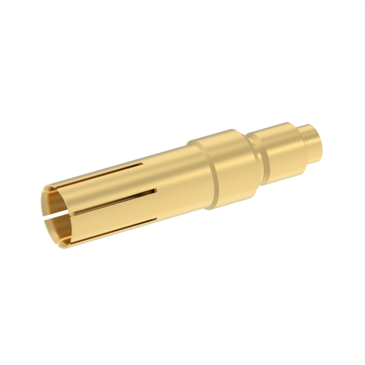 Size 9 Socket Coaxial contact for RG174  RG179  RG188   RG316 cable - Non environmental - (DSX MIL SERIES)  