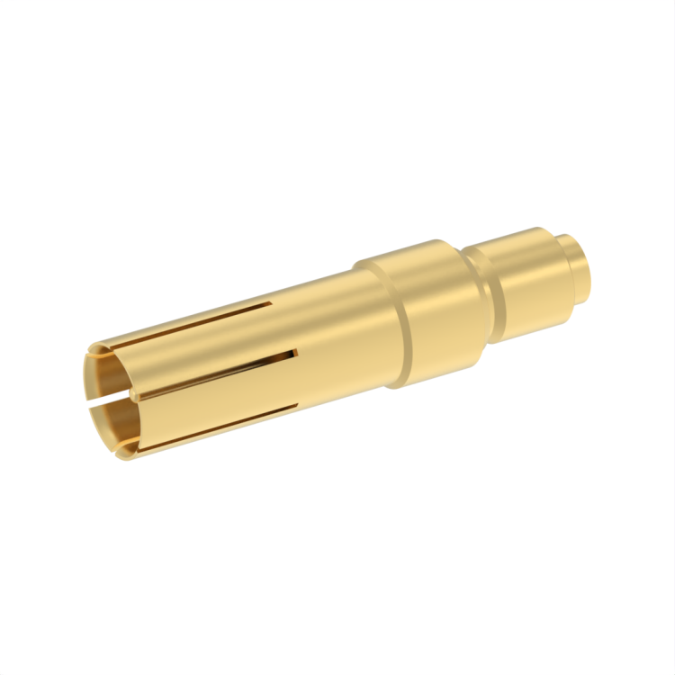 Size 9 Socket Coaxial contact for RG178  RG196 cable - Non environmental - (DSX MIL  SERIES)  