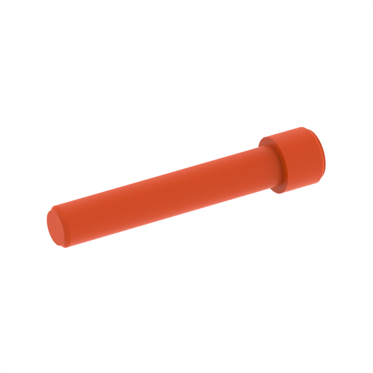 Sealing plug for unused size 12 contacts cavity - color Orange