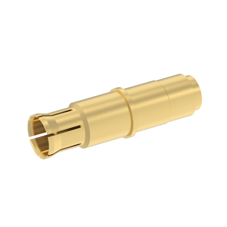 Size 8 Socket Coaxial contact for RG58RG141RG316 cable - EN3682, MIL-C-83527A (MPX SERIES)