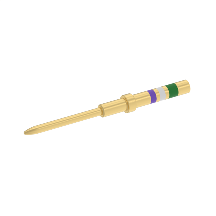 Size 22 Pin Signal contact for AWG 26AWG 24AWG 22 cable - EN3682, MIL-C-83527A (MPX SERIES)