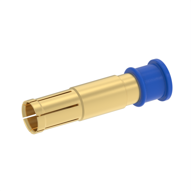 Size 5 Socket Coaxial contact for RG58 RG141 cable Environmental - ARINC 600 (NSX SERIES)