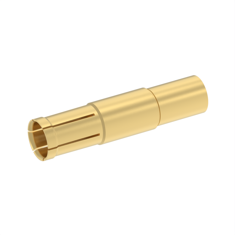 Size 5 Socket Coaxial contact for RG142 RG223 RG400 ASSNE0293XF cable - Non environmental - ARINC 600 (NSX SERIES)