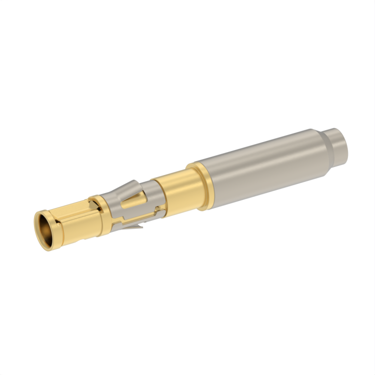 Size 16 Unshielded Twinax Socket Contact for Twisted Pair Cable  (AWG26 / AWG28/ AWG30) (MMC SERIES)
