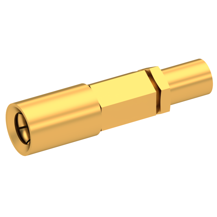 SSMB / STRAIGHT PLUG FEMALE CRIMP TYPE FOR 2/50 S CABLE GOLD