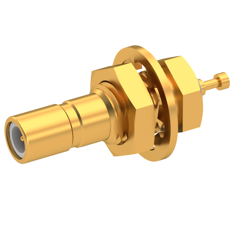 SSMB / STRAIGHT JACK RECEPTACLE MALE GOLD REAR MOUNT