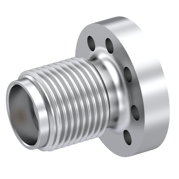 SMA / STRAIGHT JACK RECEPTACLE FEMALE PASSIVATED NON-CAPTIVE CONTACT|SMALL DIAMETER FLANGE