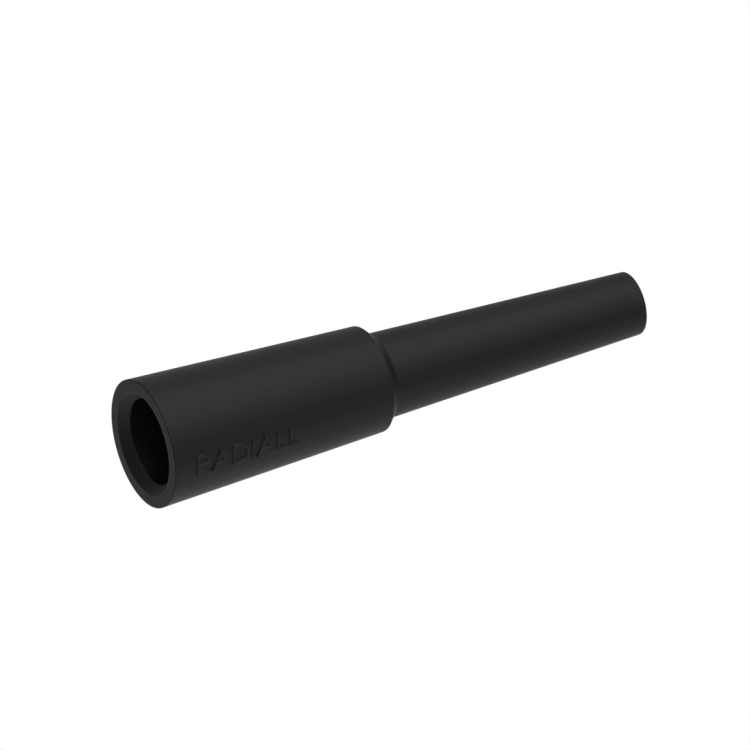 Black boots for ST connectors, cable 0,9mm