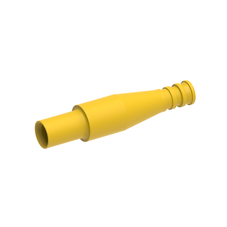 Yellow boot for SC, FC & ST plug, cable 2 & 2,4mm