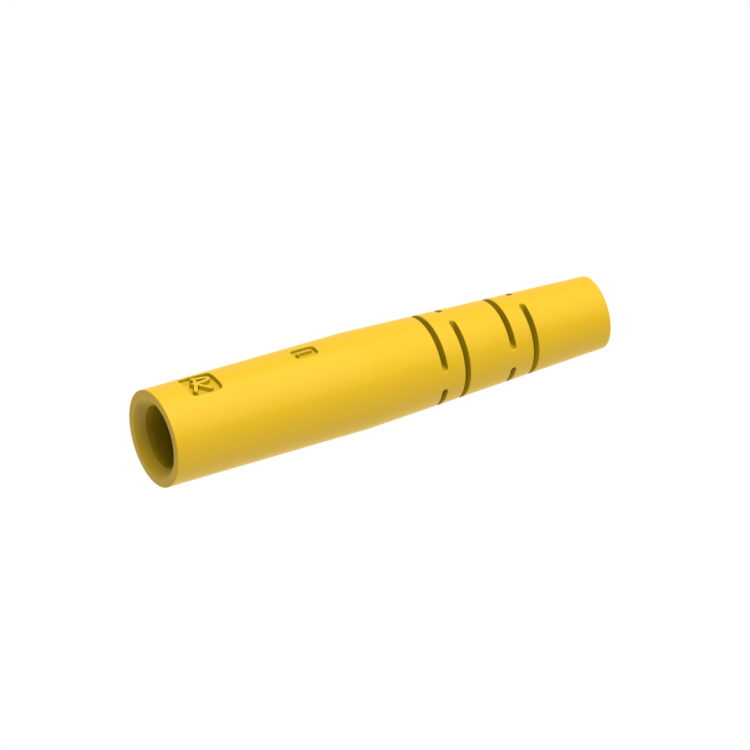 Yellow boot for LC plug, cable 2mm