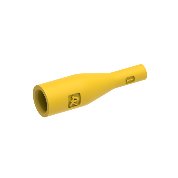 Yellow boot for LC plug, cable 0.9mm