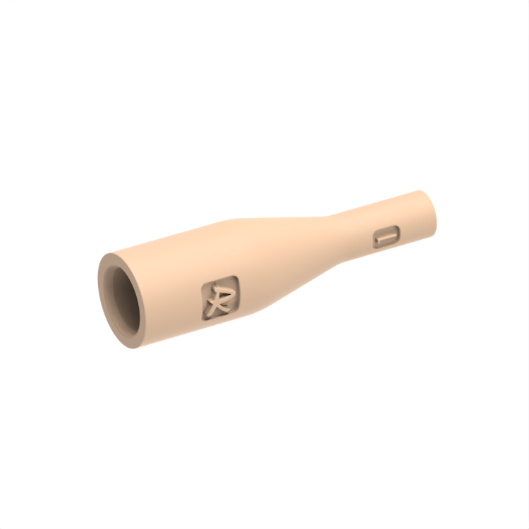 Beige boot for LC plug, cable 0.9mm