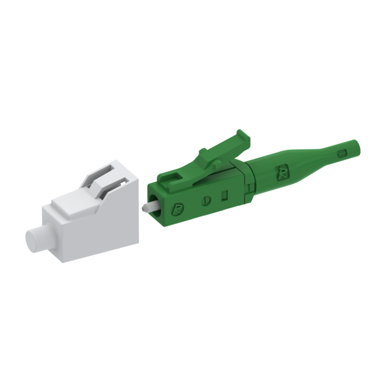 LC PC simplex plug MM128µm for cable 0,9 mm