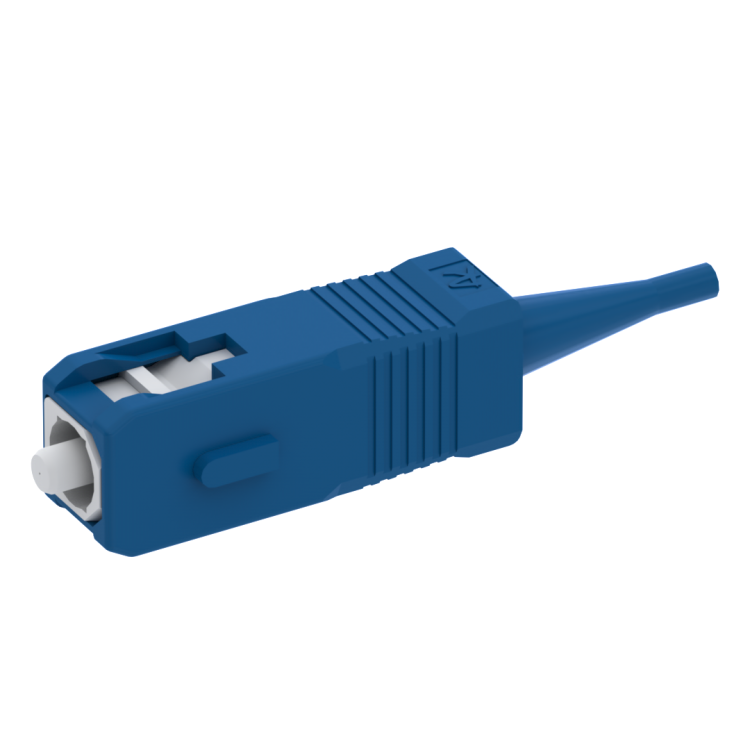 SC PC simplex plug SM126µm for cable 0,9mm