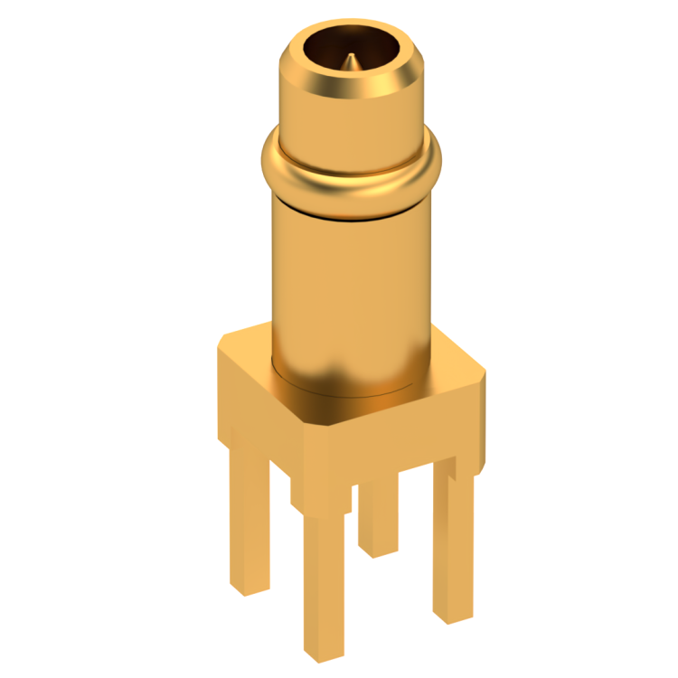MMCX / STRAIGHT PLUG RECEPTACLE FOR PCB