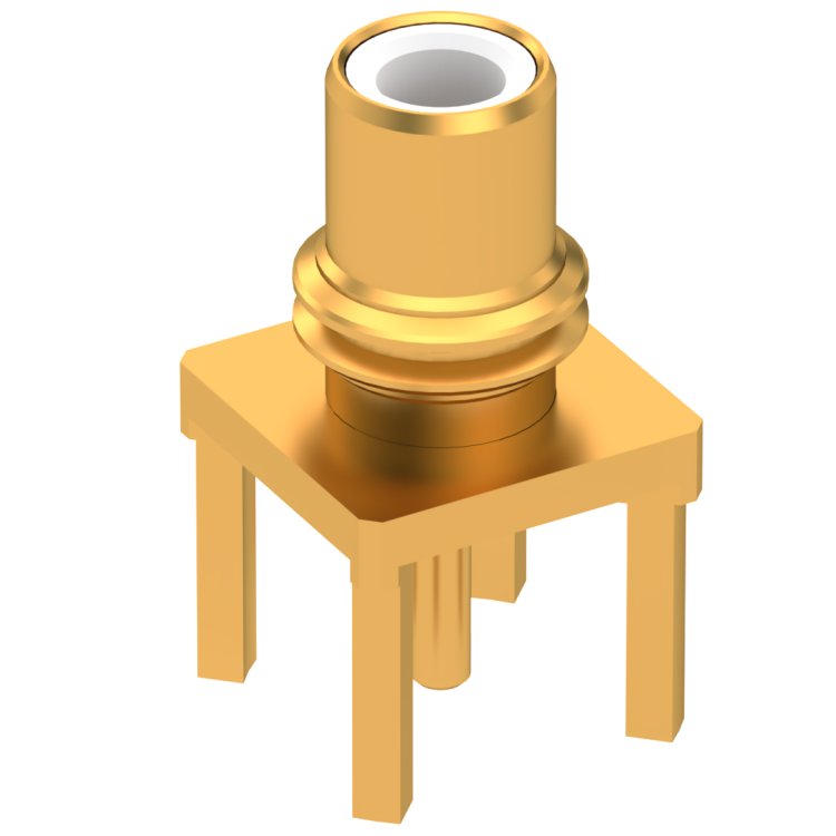 SMC / STRAIGHT JACK RECEPTACLE FOR PCB SOLDER LEGS