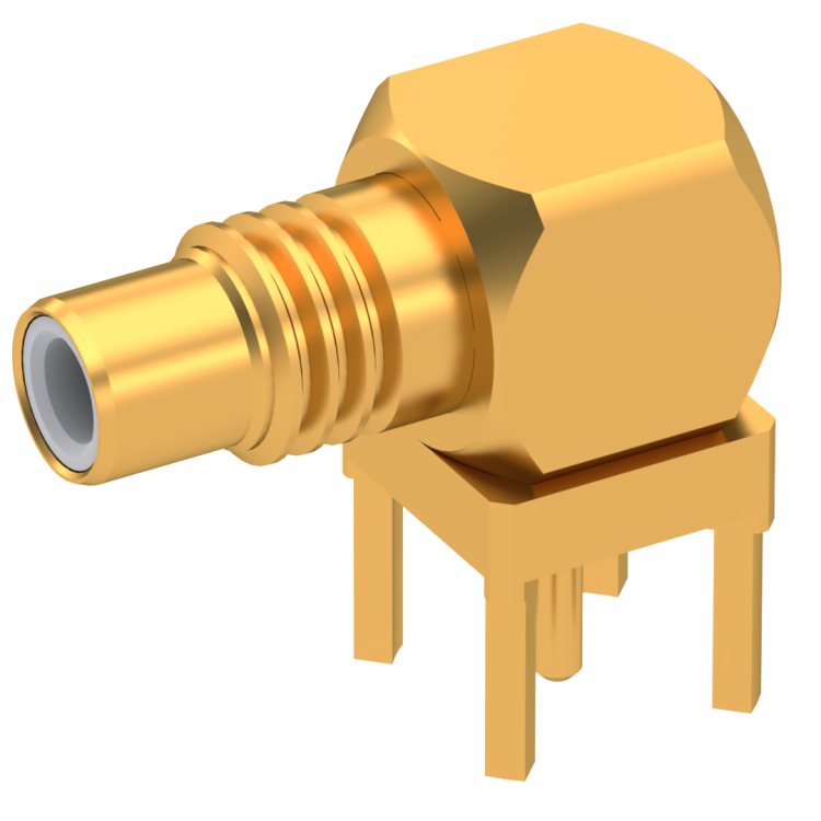 SMC / RIGHT ANGLE JACK RECEPTACLE FOR PCB SOLDER LEGS