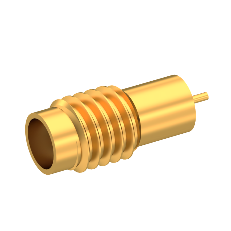 SSMA / THREAD-IN JACK RECEPTACLE HERMETIC - WITH CYLINDRICAL CONTACT