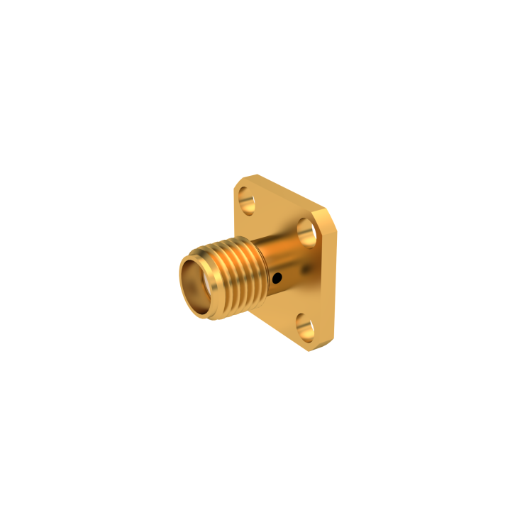 SMA / UNIVERSAL SQUARE FLANGE JACK RECEPTACLE FOR PIN 0.93MM