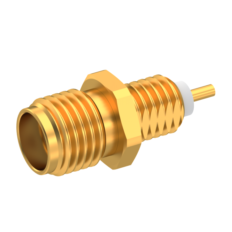 SMA / JACK RECEPTACLE WITH CYLINDRICAL CONTACT