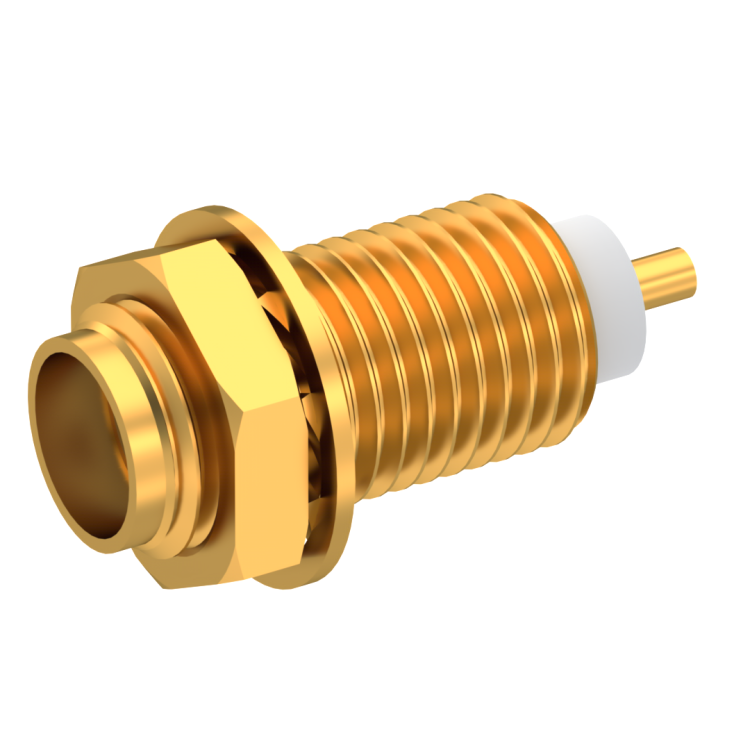 SMA / THREAD-IN JACK RECEPTACLE WITH CYLINDRICAL CONTACT
