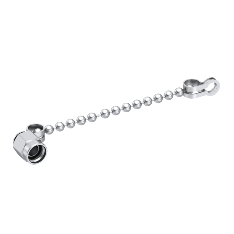 SMA / MALE DUST CAP WITH CHAIN