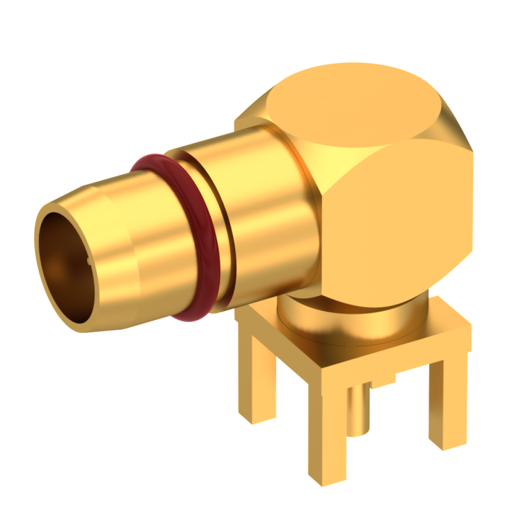 BMA / RIGHT ANGLE PLUG RECEPTACLE FOR PCB SOLDER LEGS
