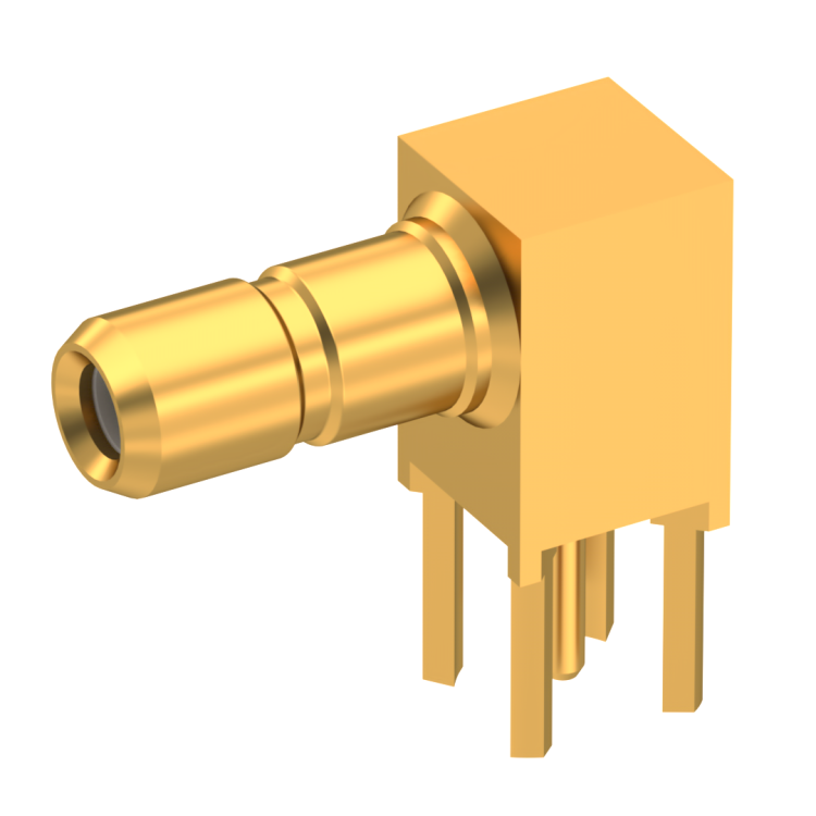 SSMB / RIGHT ANGLE JACK RECEPTACLE FOR PCB SOLDER LEGS