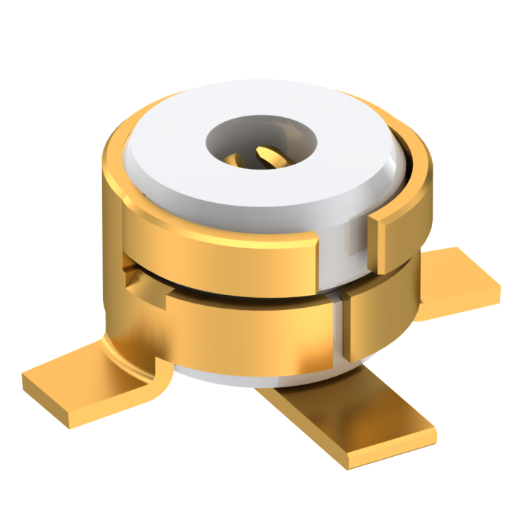 MMT / STRAIGHT MALE RECEPTACLE FOR PCB SMT TYPE - GOLD 0.2 - REEL OF 100