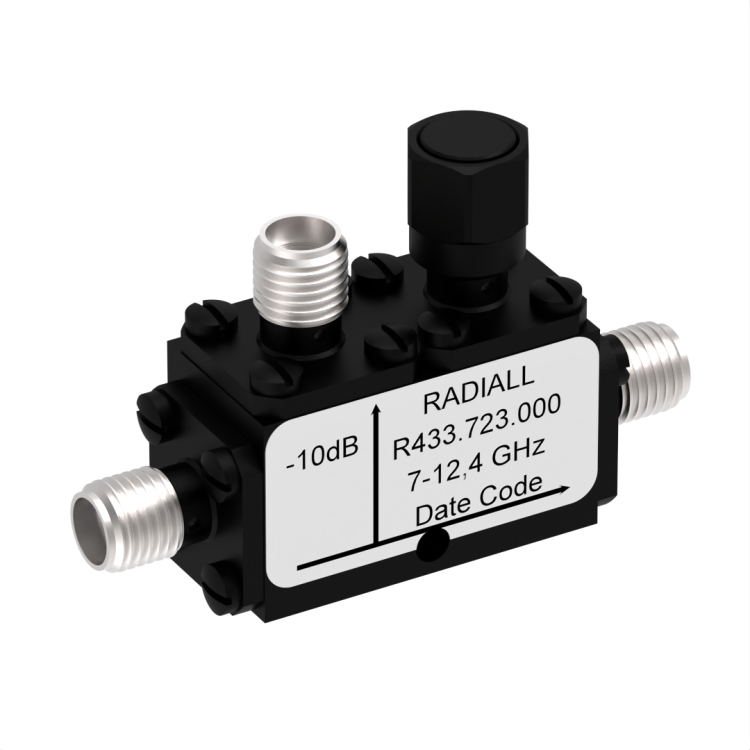 COUPLER: SMA 7-12.4GHZ 10DB (thickness 10mm)