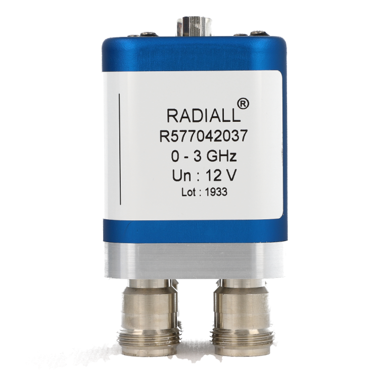 DPDT Ramses N 12.4GHz Latching 12Vdc Positive common D-sub connector