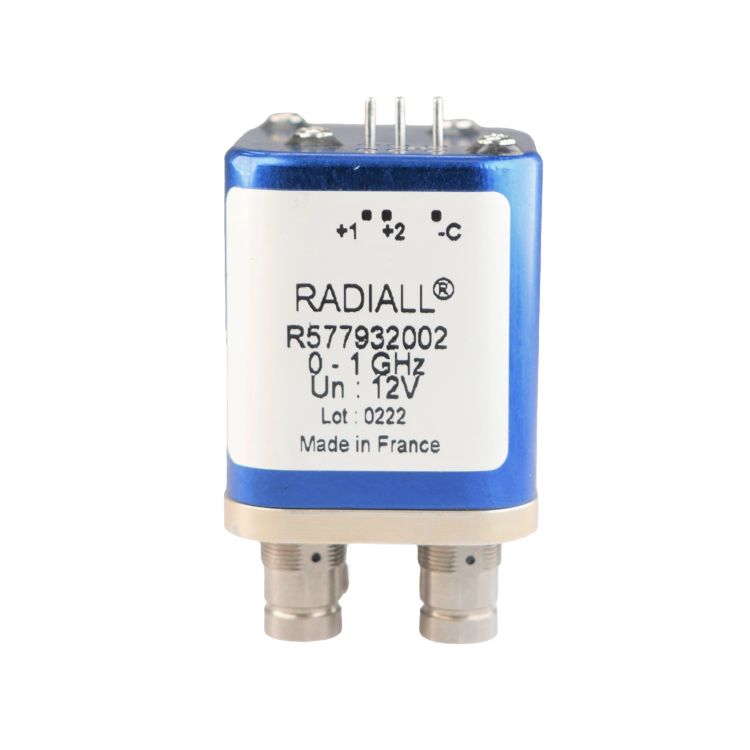 DPDT Ramses DIN 2.5GHz Latching 12Vdc Diodes Pins Terminals