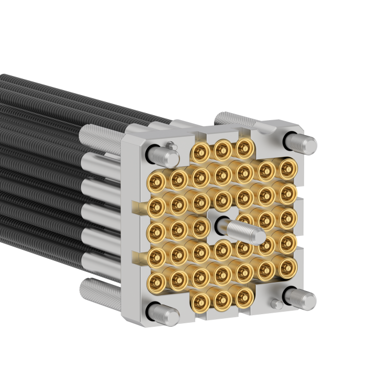 CABLE ASSEMBLY / F2C 40 CHANNELS PRESSURE CONTACT CONNECTOR - SMA STR PLUG CABLE FLEX 1000MM