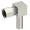 SMC / RIGHT ANGLE PLUG FEMALE CRIMP TYPE FOR 2.6/50 D CABLE NICKEL