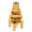 SMC / STRAIGHT JACK RECEPTACLE MALE GOLD