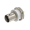 BNC / INSULATED BULKHEAD JACK RECEPTACLE FR. MOUNT. WITH SOLDER POT CONTACT + TAG
