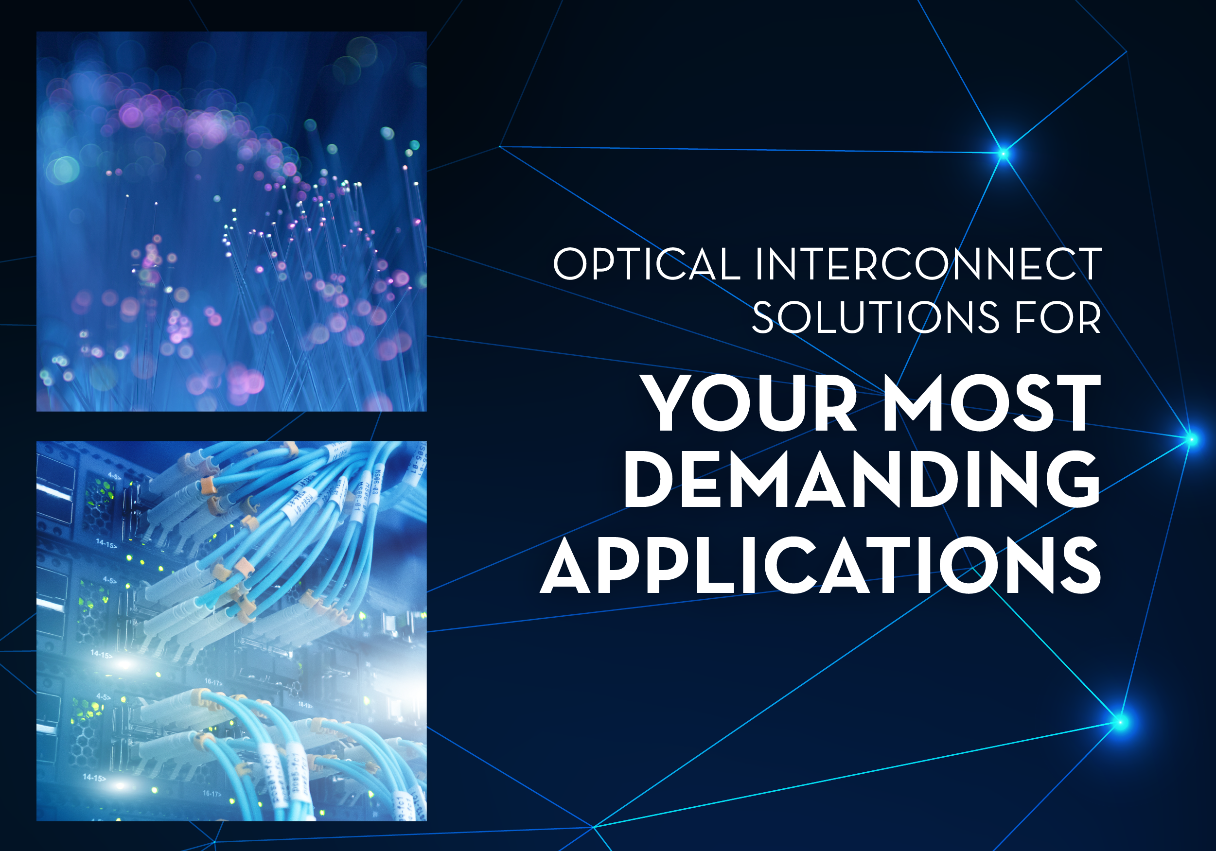 Optical Interconnect Solutions for Your Most Demanding Applications