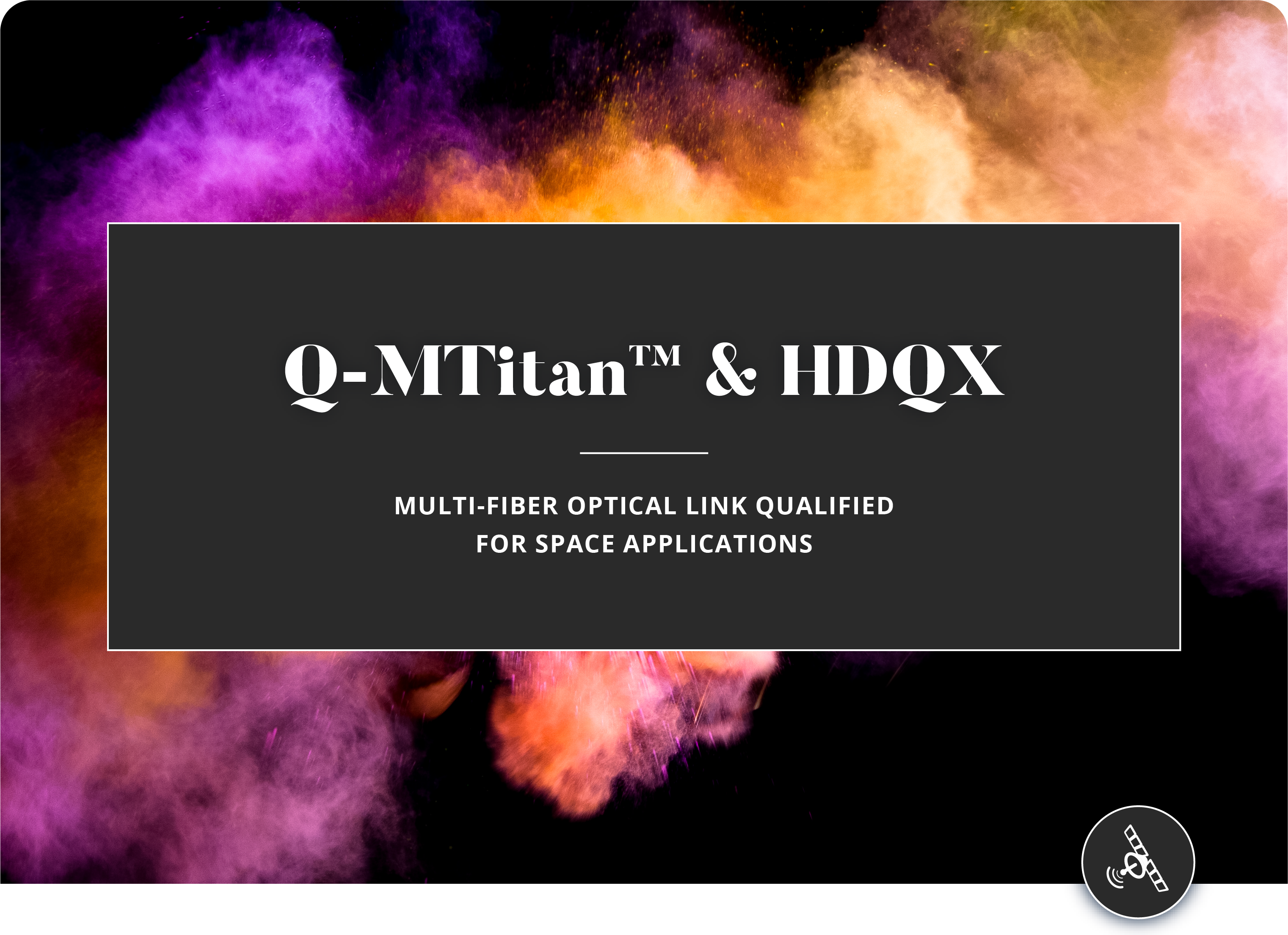 Multi-fiber Optical Link for Space Applications