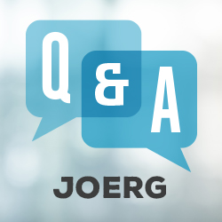 Q&A with Joerg