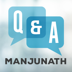 Questions et réponses avec Manjunath