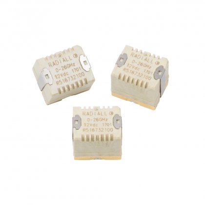 Surface mount relay coaxial switches feature miniature size, micromechanical design and low installation cost.