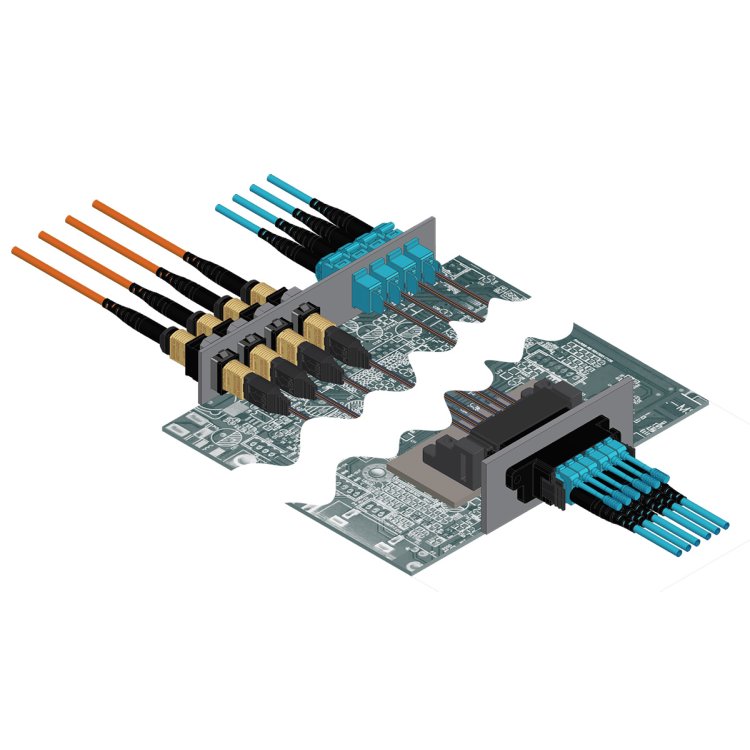 MXC Expanded Beam Fiber Optic Cable Assemblies