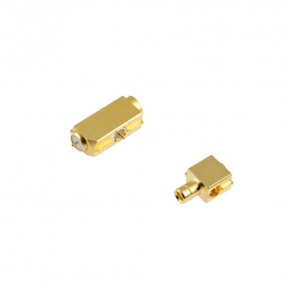 RF switching connectors are PCB mount adapters with built-in mechanical switch function. 