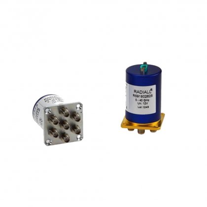 Coaxial subminiature switches have excellent RF performance and repeatability. 